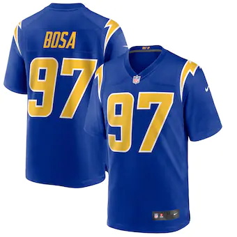 mens nike joey bosa royal los angeles chargers 2nd alternat